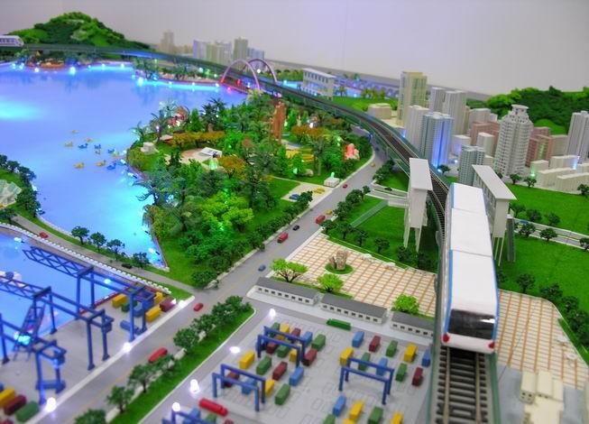 常宁市港口沙盘